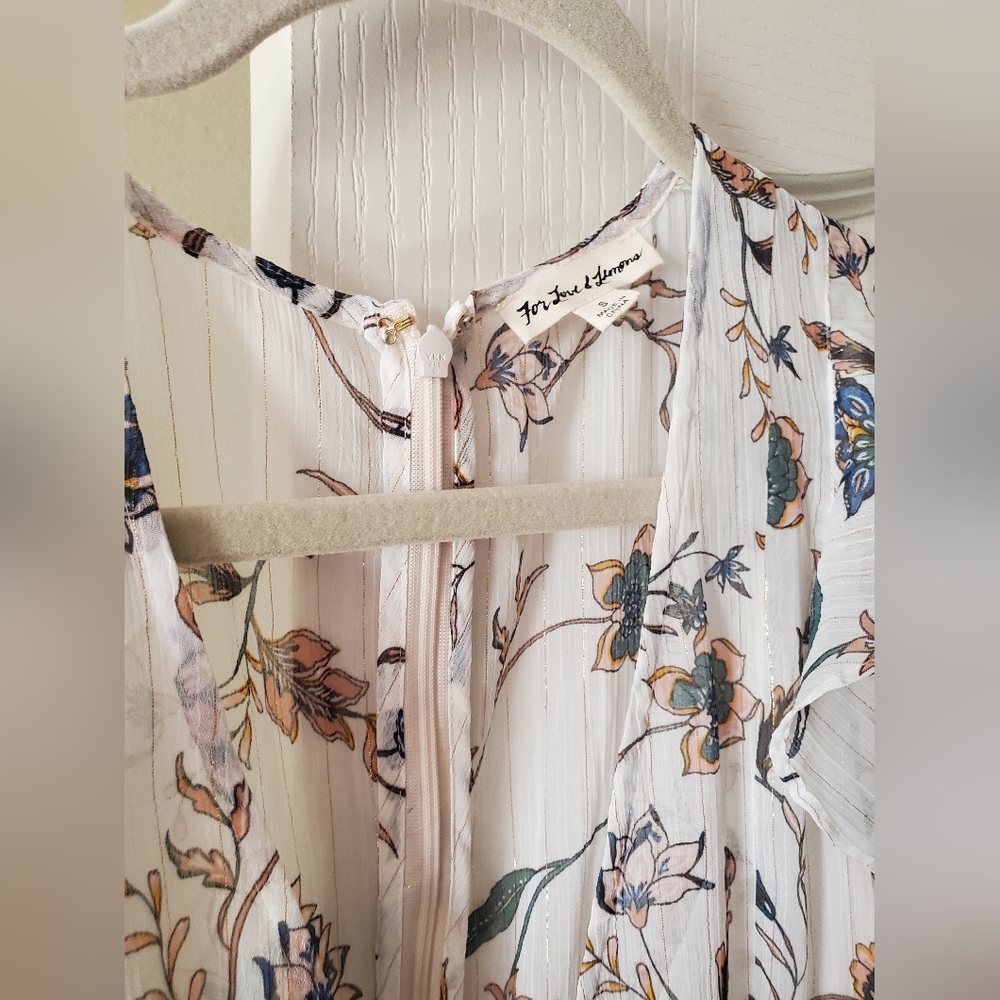 For love and lemons Elyse Ruffled Maxi Dress Small - Picture 3 of 7